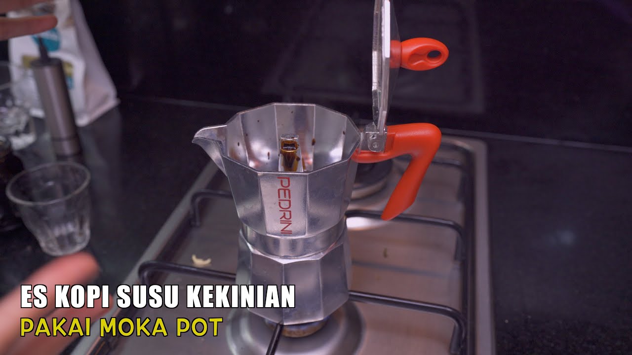 Membuat Es Kopi Kekinian (PART 2) Dengan MOKA POT