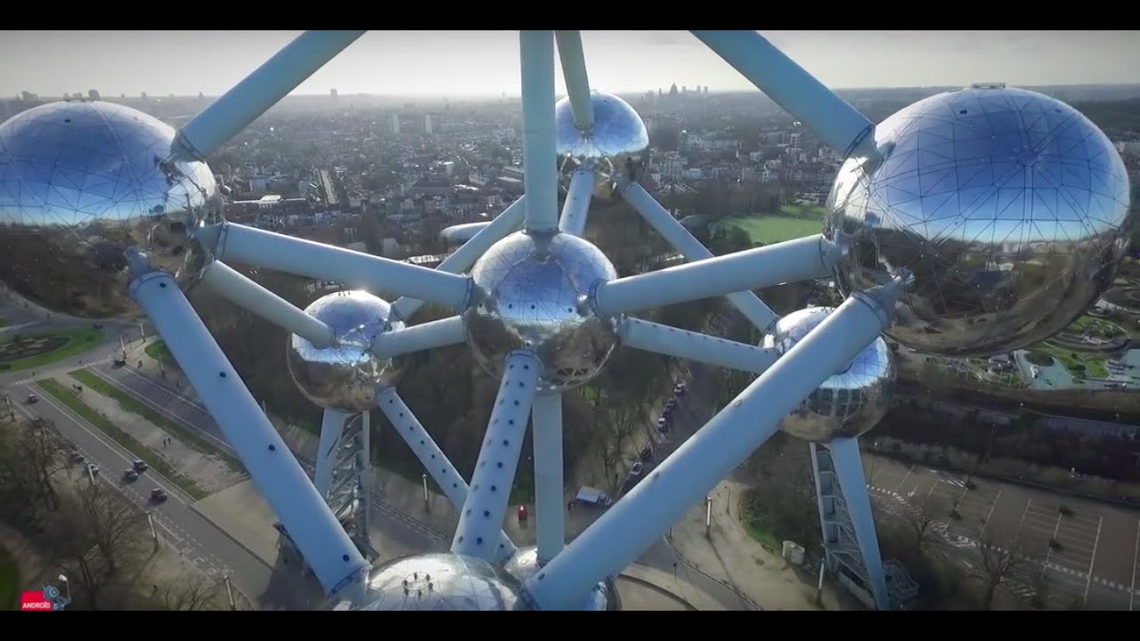 Atomium Belgium (Brussels) Belgique 2016 DJI phantom Drone