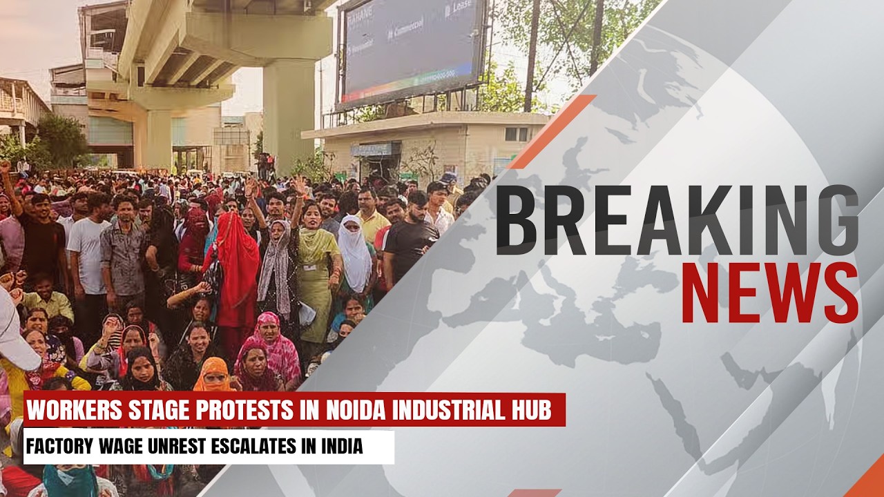 Workers Stage Protests In Noida Industrial Hub | Breaking News | Express 24/7