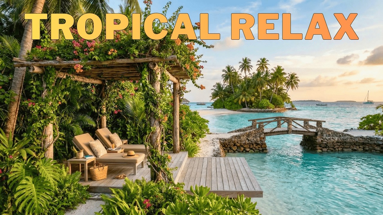 Роскошный тропический рай 🌴 Уютная зона отдыха