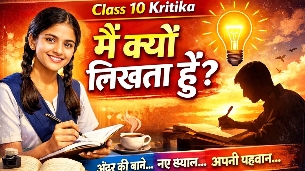 मैं क्यों लिखता हूँ – Class 10 Hindi Kritika