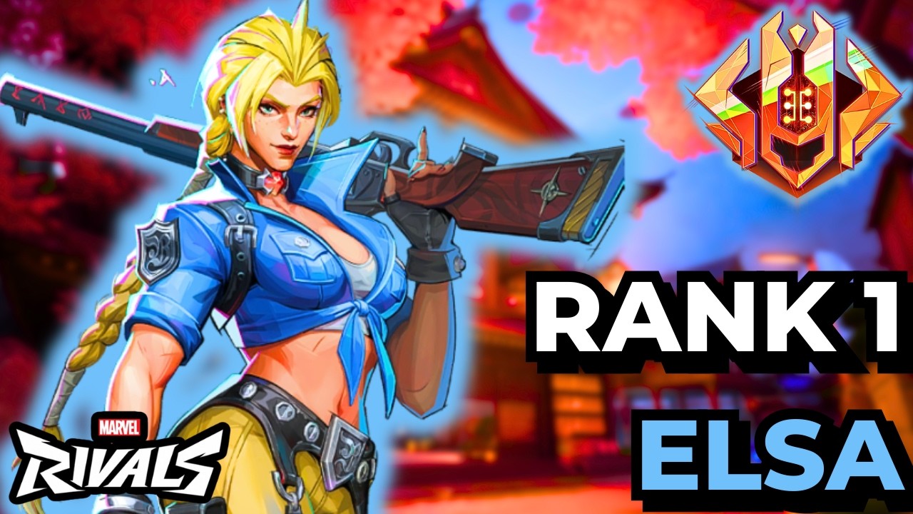 RANK 1 Elsa Bloodstone | CrackSensei | Marvel Rivals Season 6.5