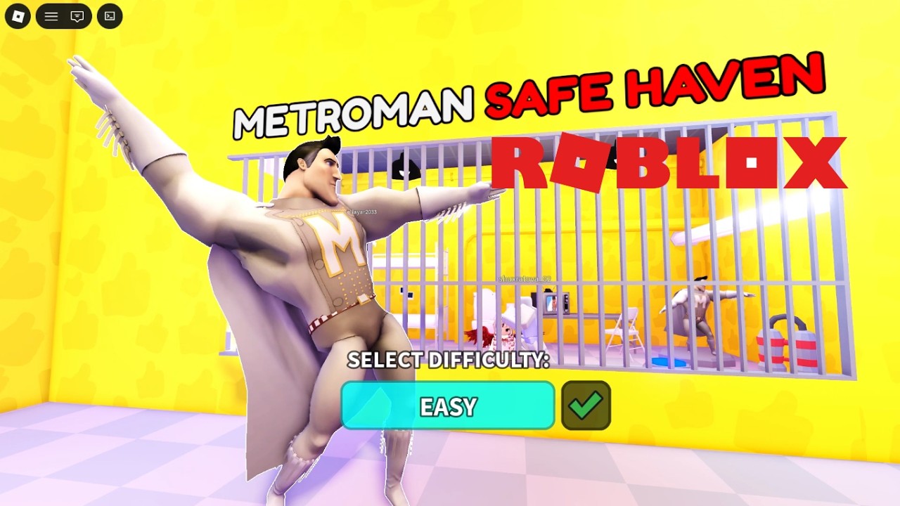 Roblox Gameplay Walkthrough🧙‍♀️METROMAN'S Prison Run (OBBY) #gamres #gameplay #roblox