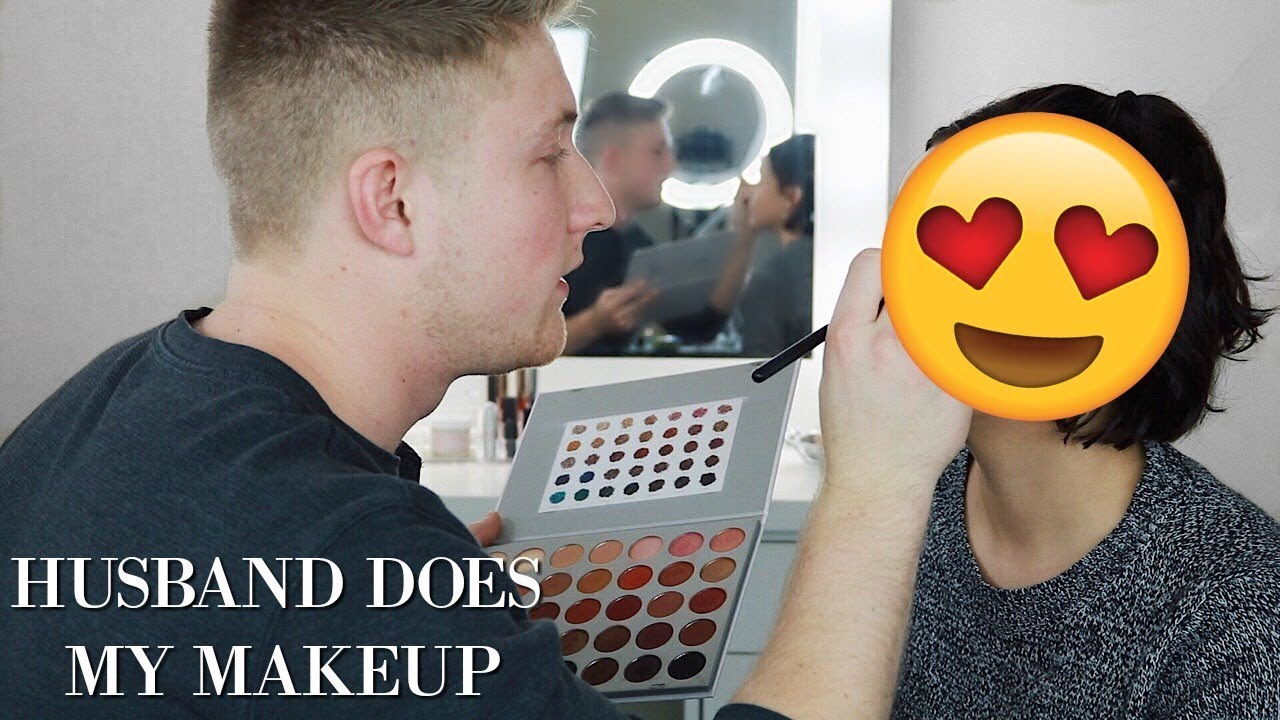 HUSBAND DOES MY MAKEUP Really Good | *HILARIOUS*