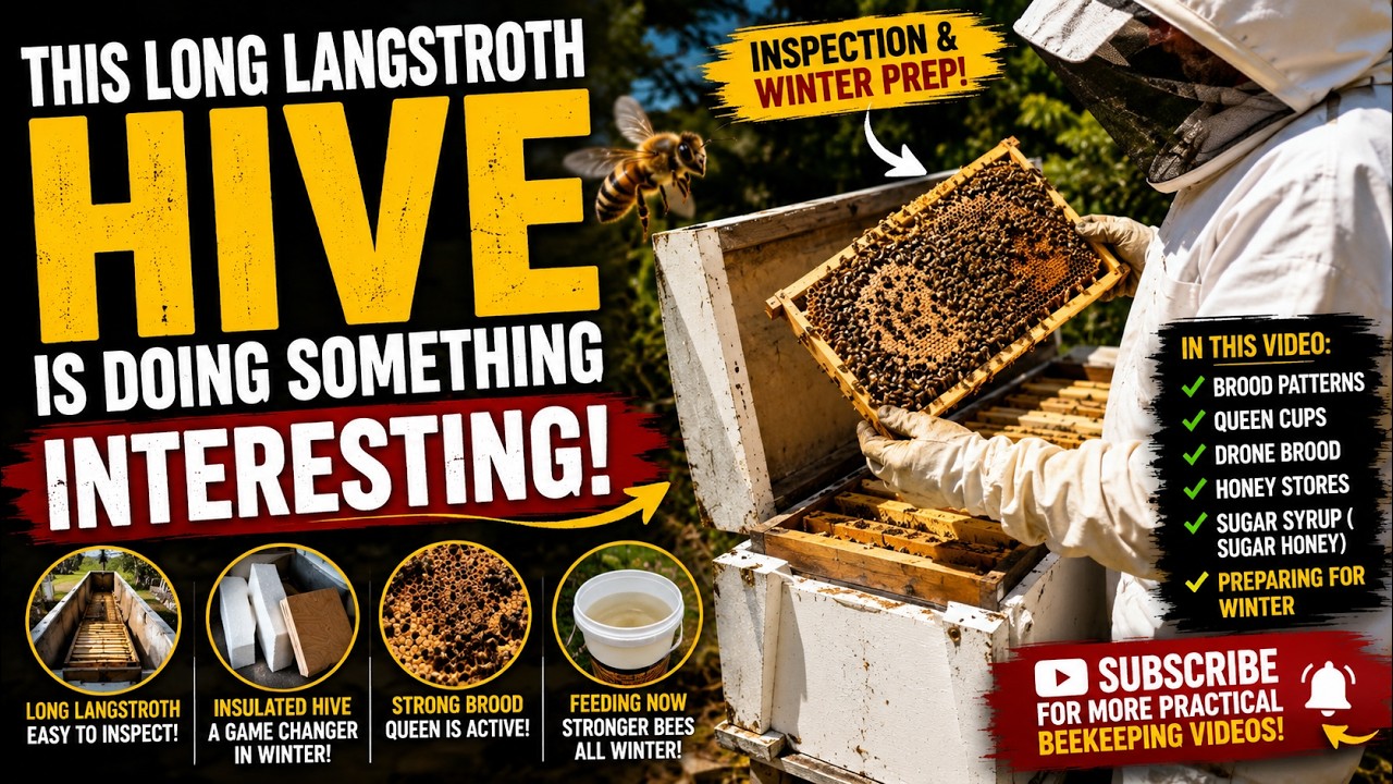 This Hive Is Doing Something Interesting | Long Langstroth Inspection