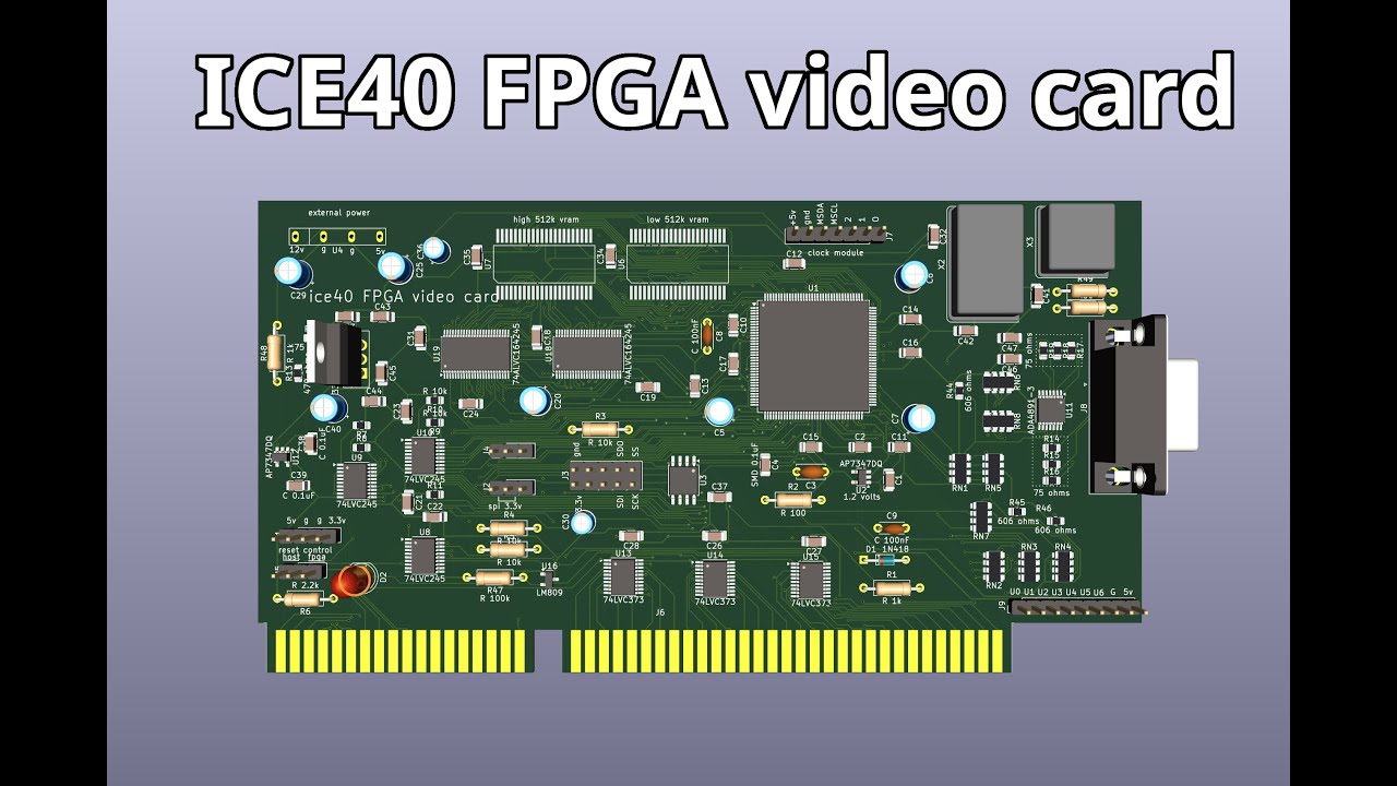 fpga videocard progress
