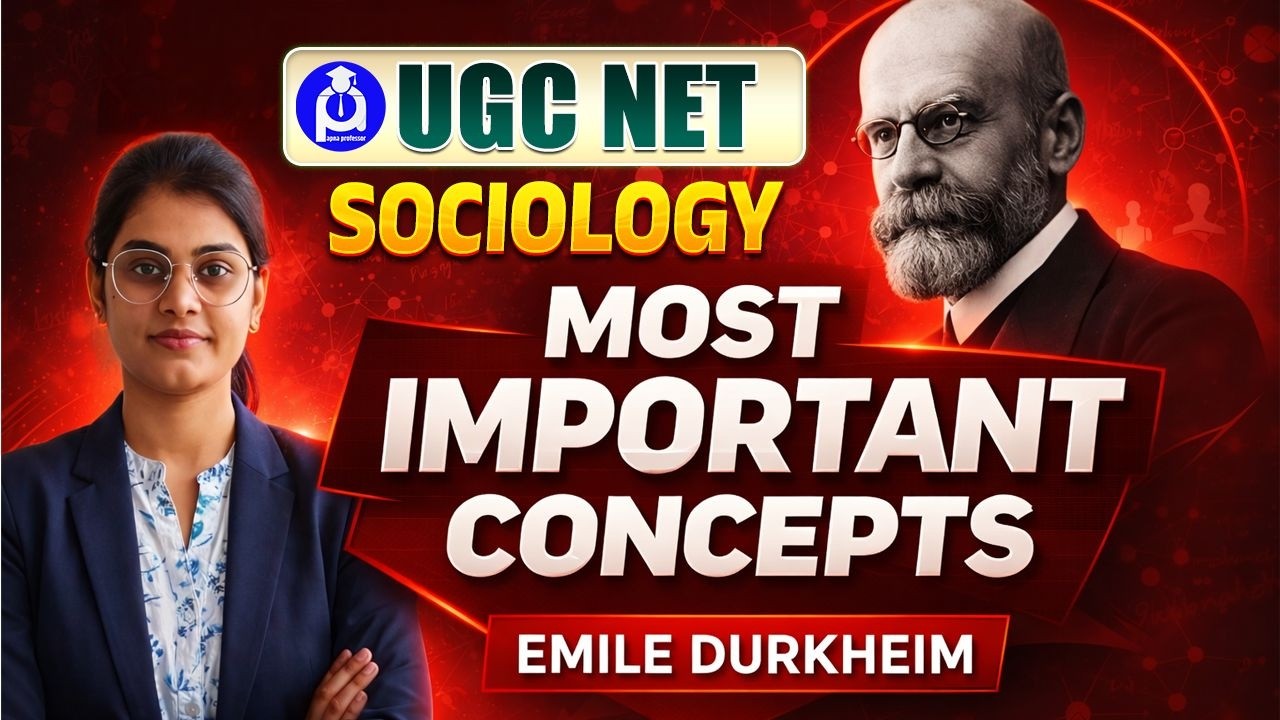 Most Important Concepts of Émile Durkheim | UGC NET Sociology || @DrLokeshBali