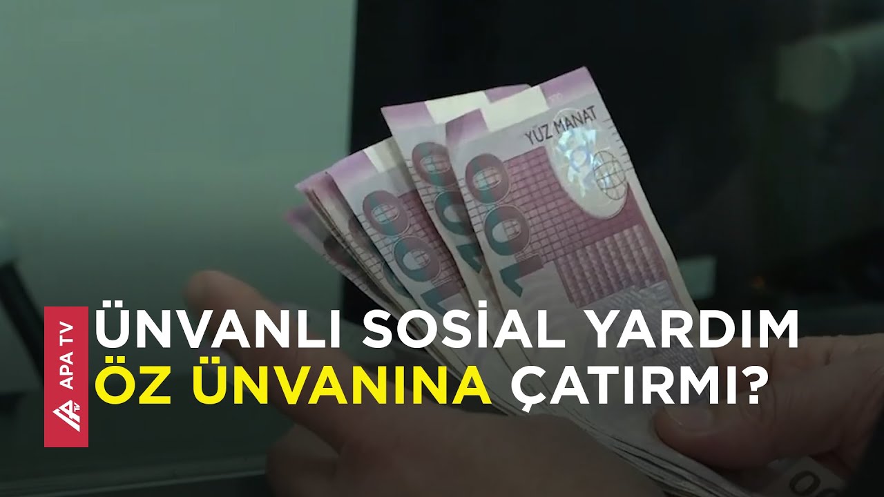 İşsiz və sosial yardım ala bilməyən vətəndaş nə etsin? – APA TV