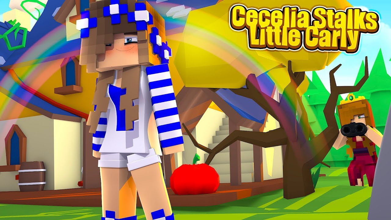 LITTLE CARLY IS STALKED BY THE NEW PRINCESS! (Minecraft Roleplay).