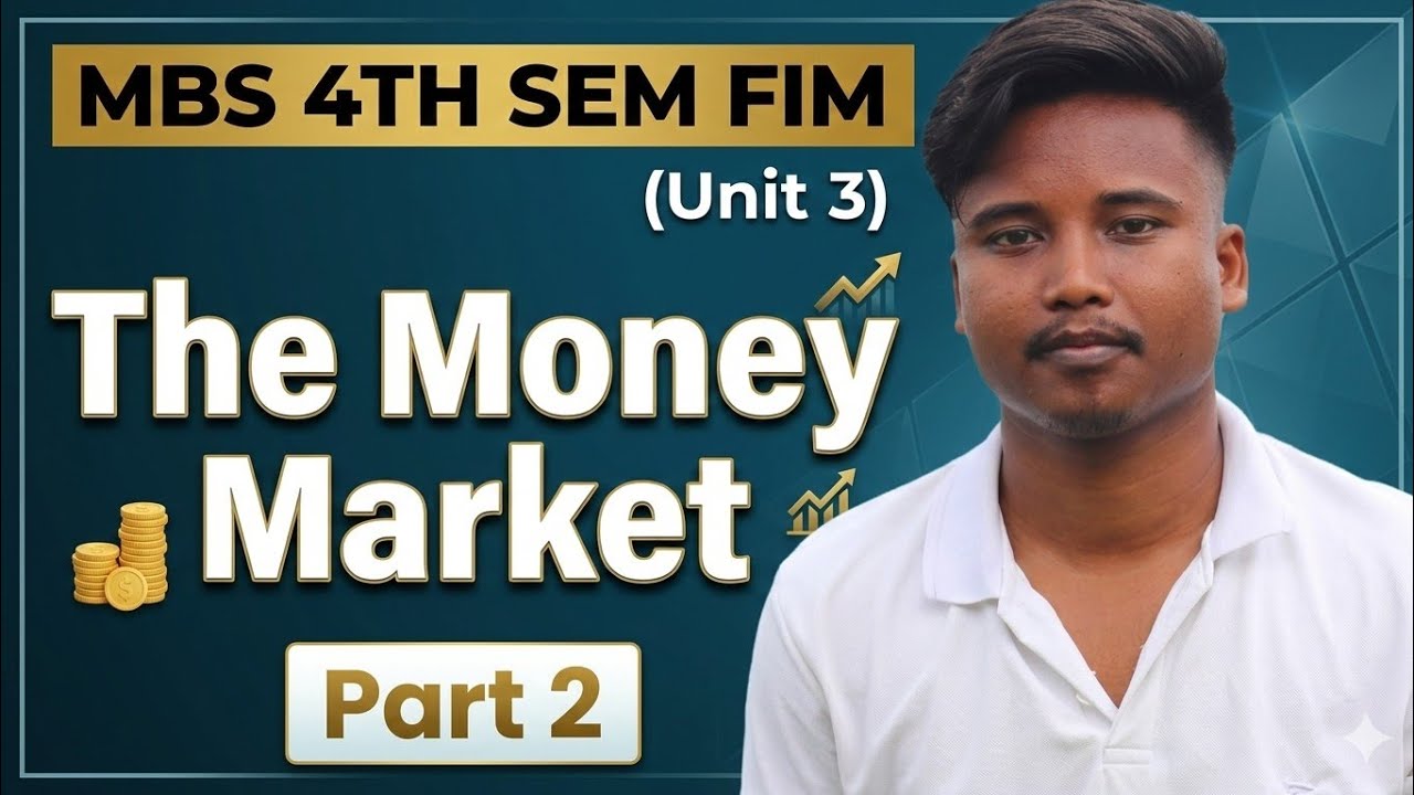 MBS 4th sem FIM  unit 3 || The Money Market || Part 2 || Past Tu 5 Marks Question Solution ||