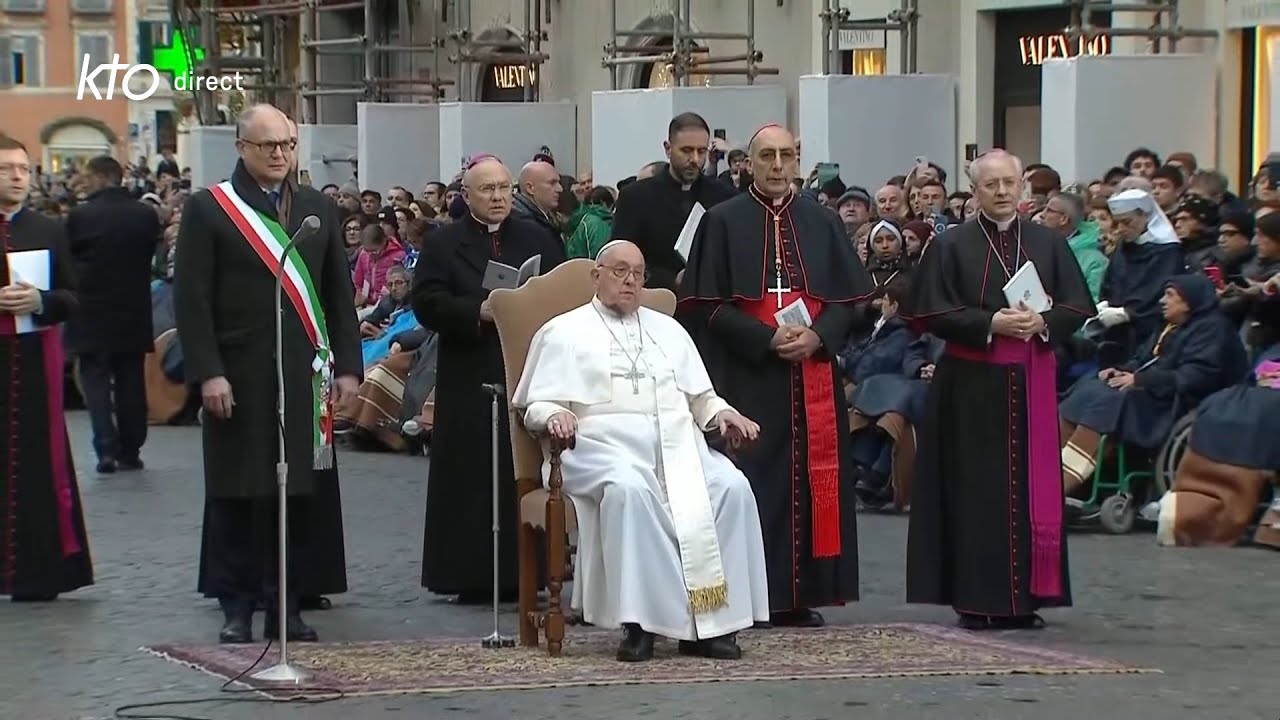 Prière à la Vierge Marie avec le pape François à Rome | 8 décembre 2024
