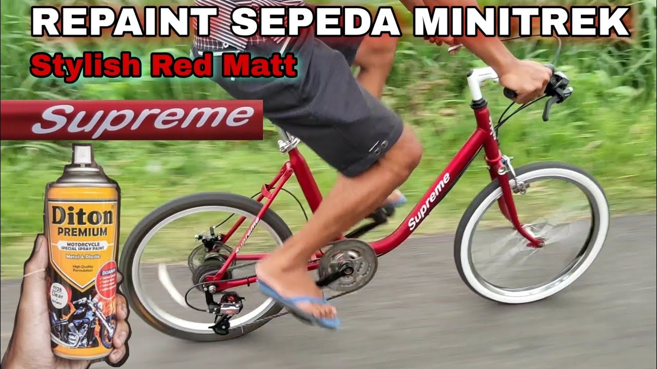 REPAINT SEPEDA MINITREK SUPREME LOW BUDGET ISTIMEWA