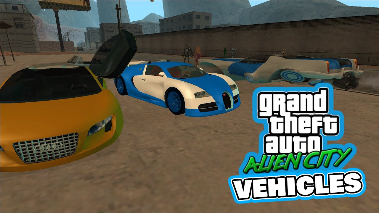 GTA Alien City Mod All Vehicles Showcase