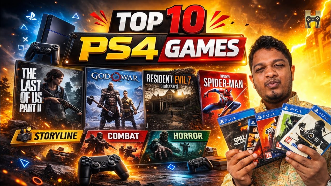 Top 10 PS4 Games 🔥 Best Storyline, Combat & Horror Games Ever!
