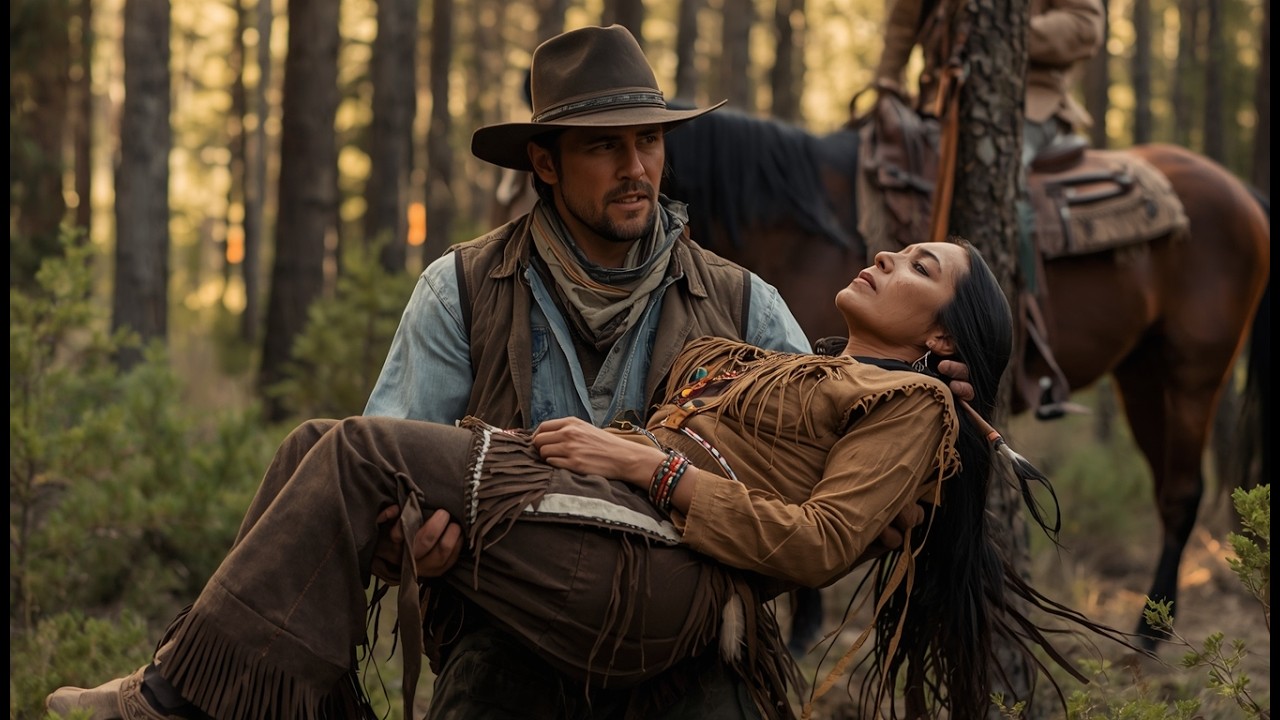 “He Went Hunting for Food… But Returned Carrying a Wounded Apache Woman Instead”!|Dust & Silence