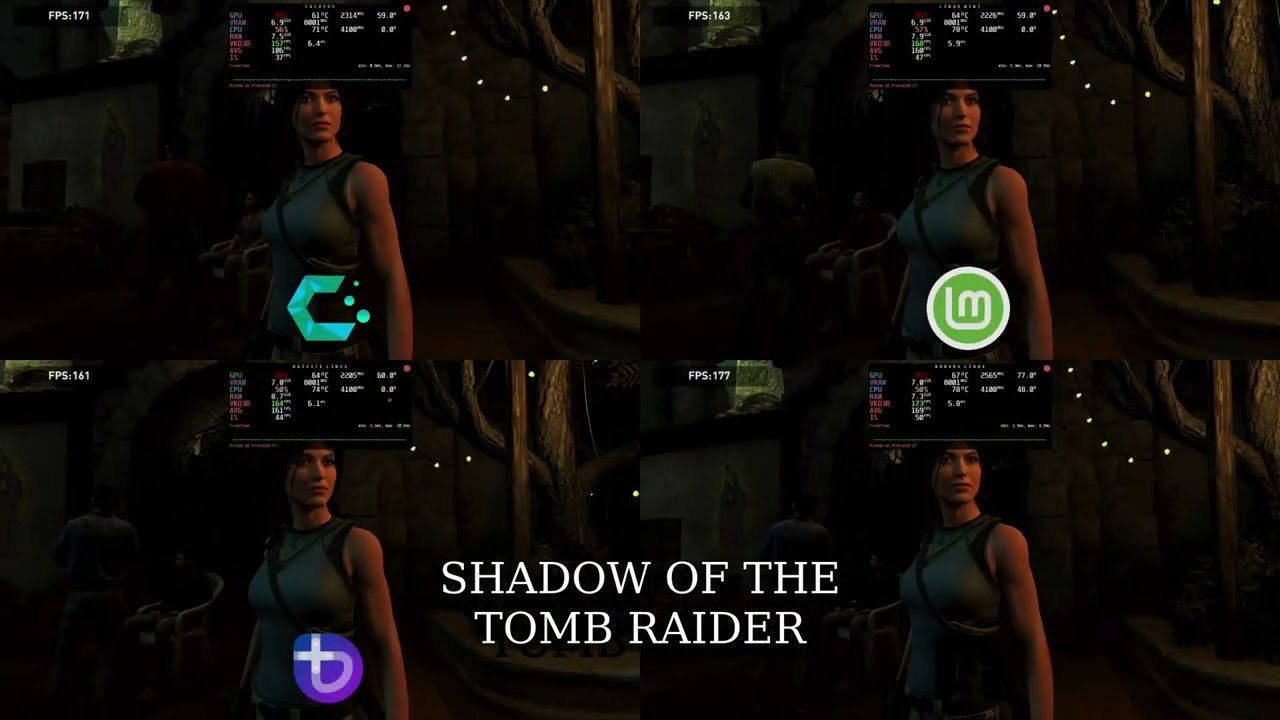 CachyOS vs Bazzite vs Nobara vs Mint: Linux Distro Face-Off! #Linux #Distro #Gaming