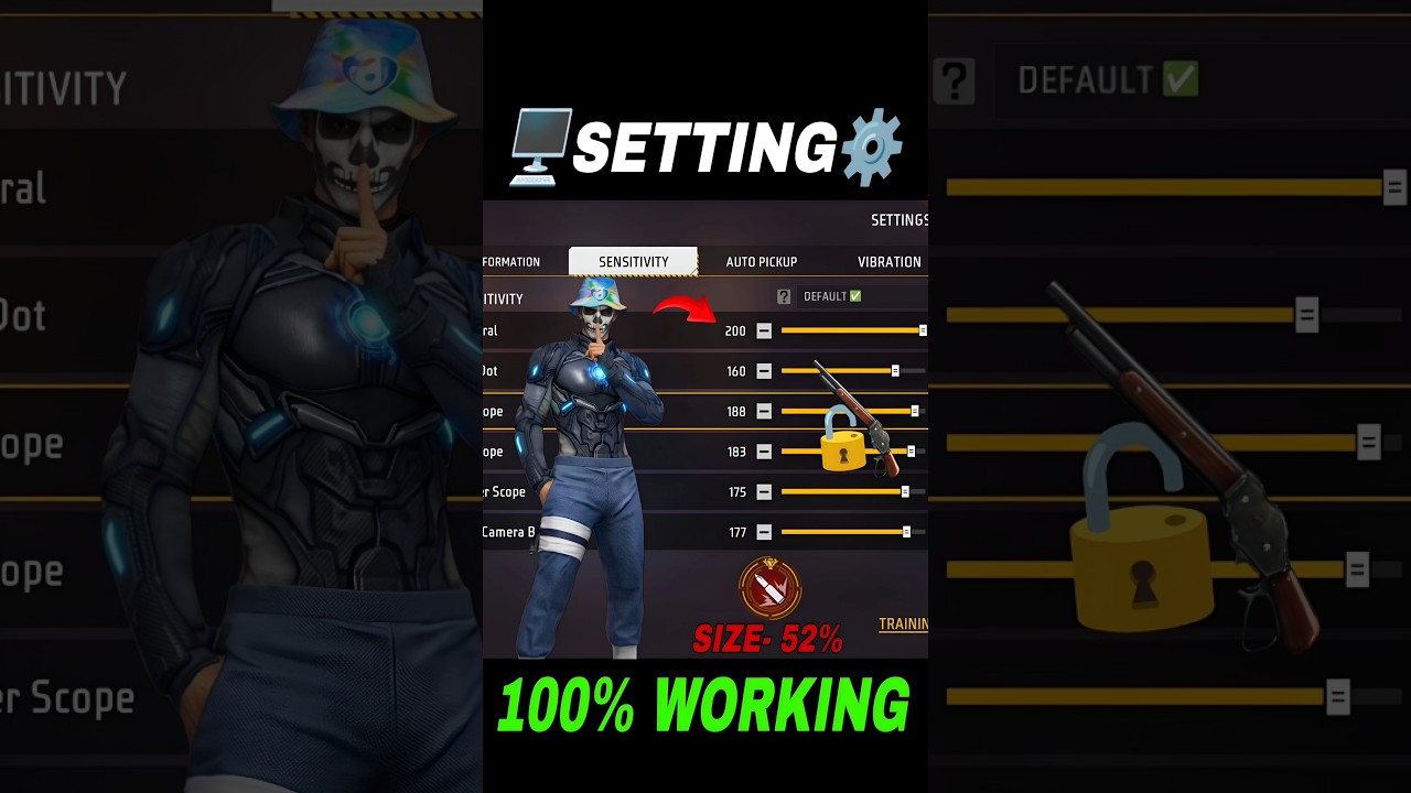 Free Fire Headshot setting 2026 ⚡ Best Sensitivity Settings ⚙️| Sensitivity + Hud Settings Free Fire