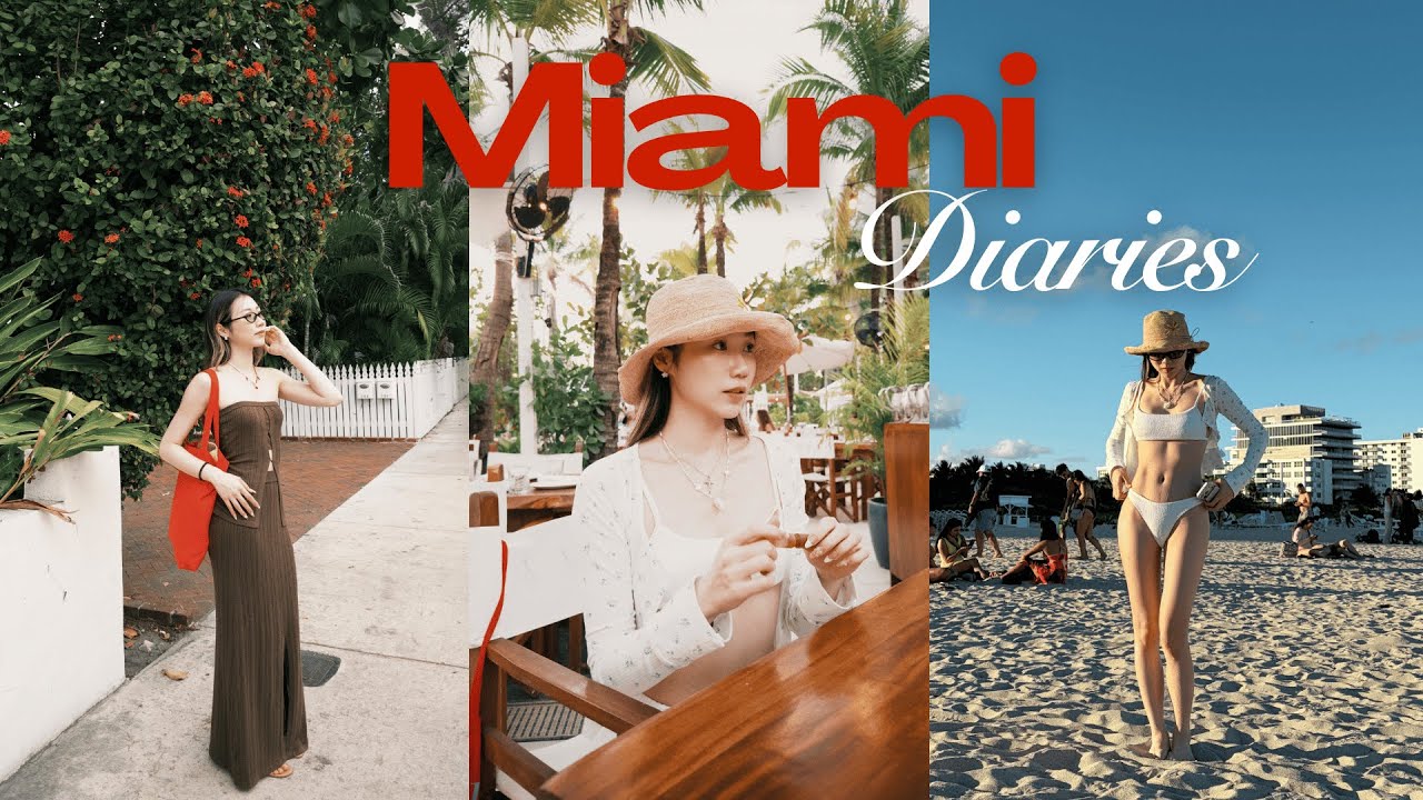 🇺🇸🔥迈阿密旅行vlog｜享受阳光沙滩！4天长周末getaway怎么玩？🏖️打卡everglades/south beach/vizcaya花园/key west/little havana🇨🇺