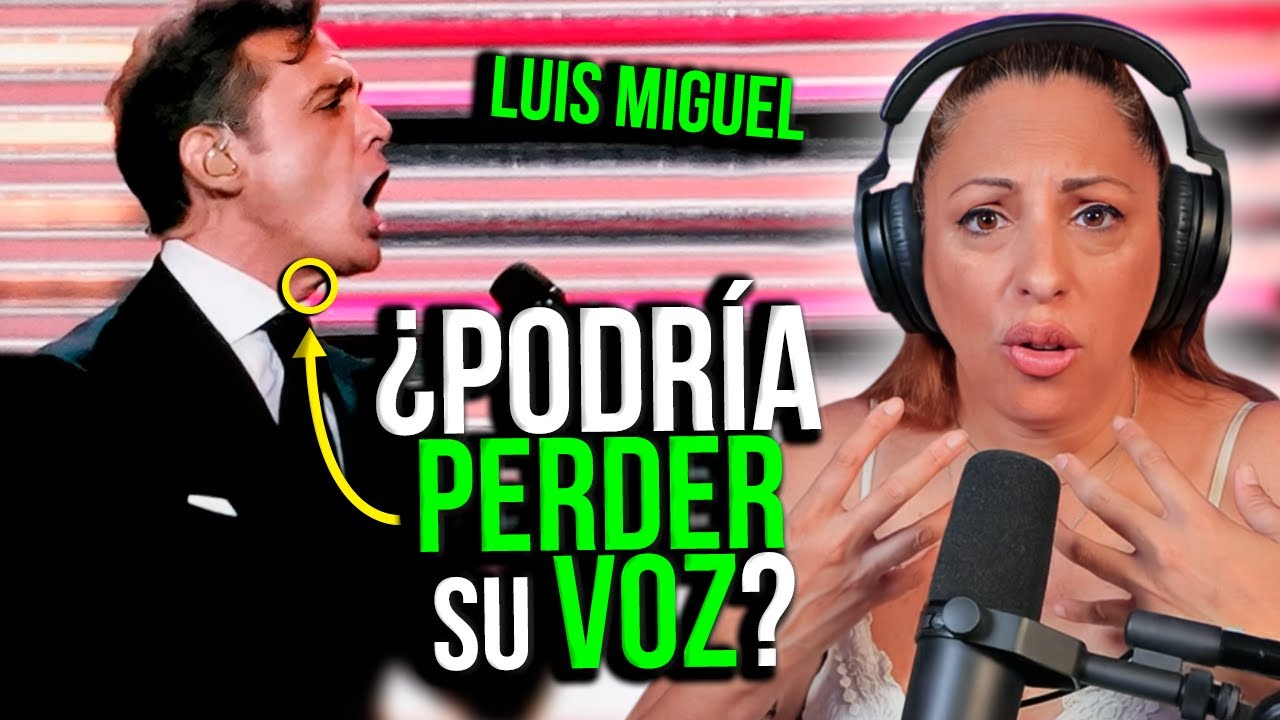 LUIS MIGUEL  síntomas de fatiga vocal | CANCELARÁ CONCIERTOS? | Vocal coach reaction & analysis