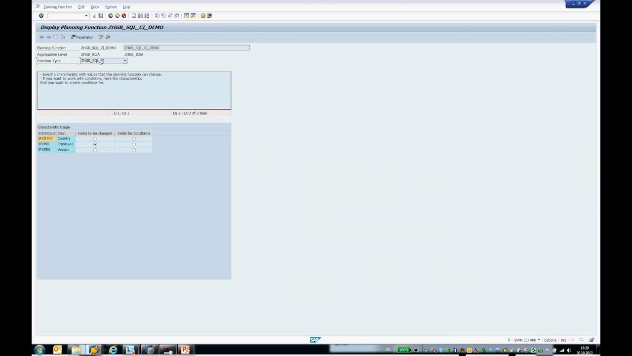 HANA optimized Planning Function Types based on SQL Script in PAK