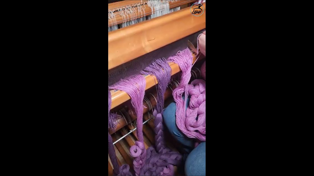 Sleying the reed #drifasleap #processvideo #weaving #textilearts