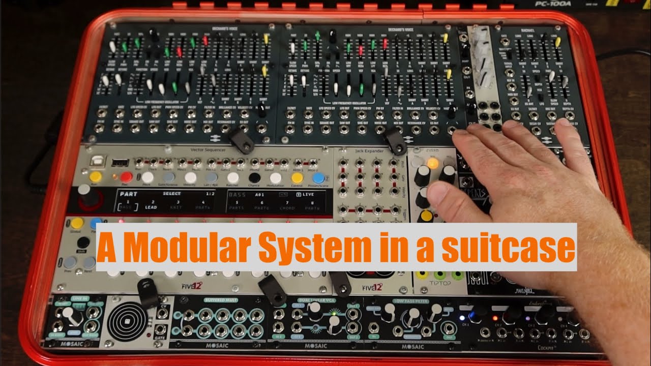 Deckard's Voice Modular System Overview; Five12 Vector, Make Noise Mimeophon, Black Corp. Rachael