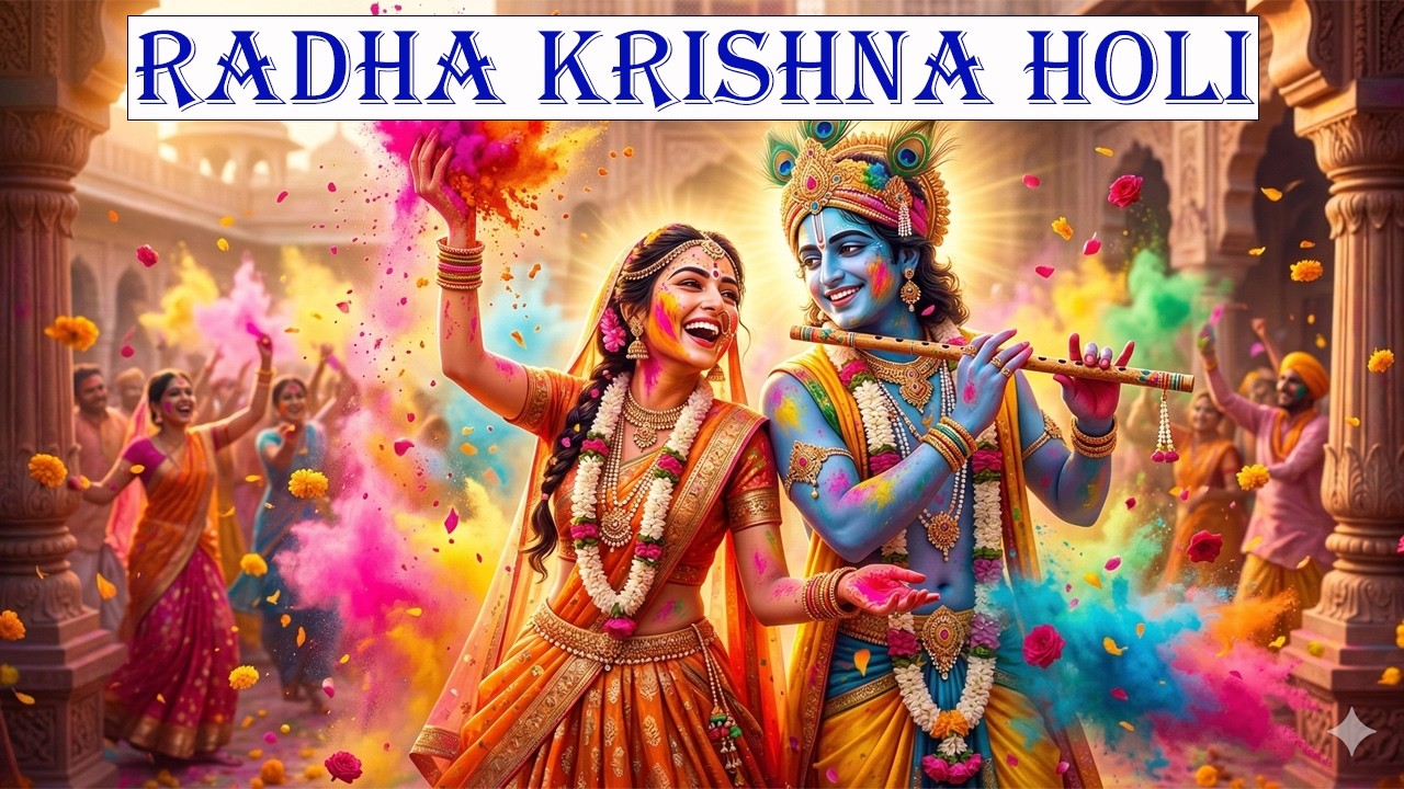 Holi Bhajan 2026 🎨 Jai Radha Madhav Jai Kunj Bihari | Feel Radha Krishna Divine Love