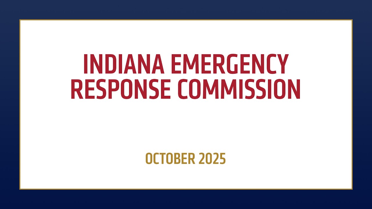 Indiana Emergency Response Commission | October 2025
