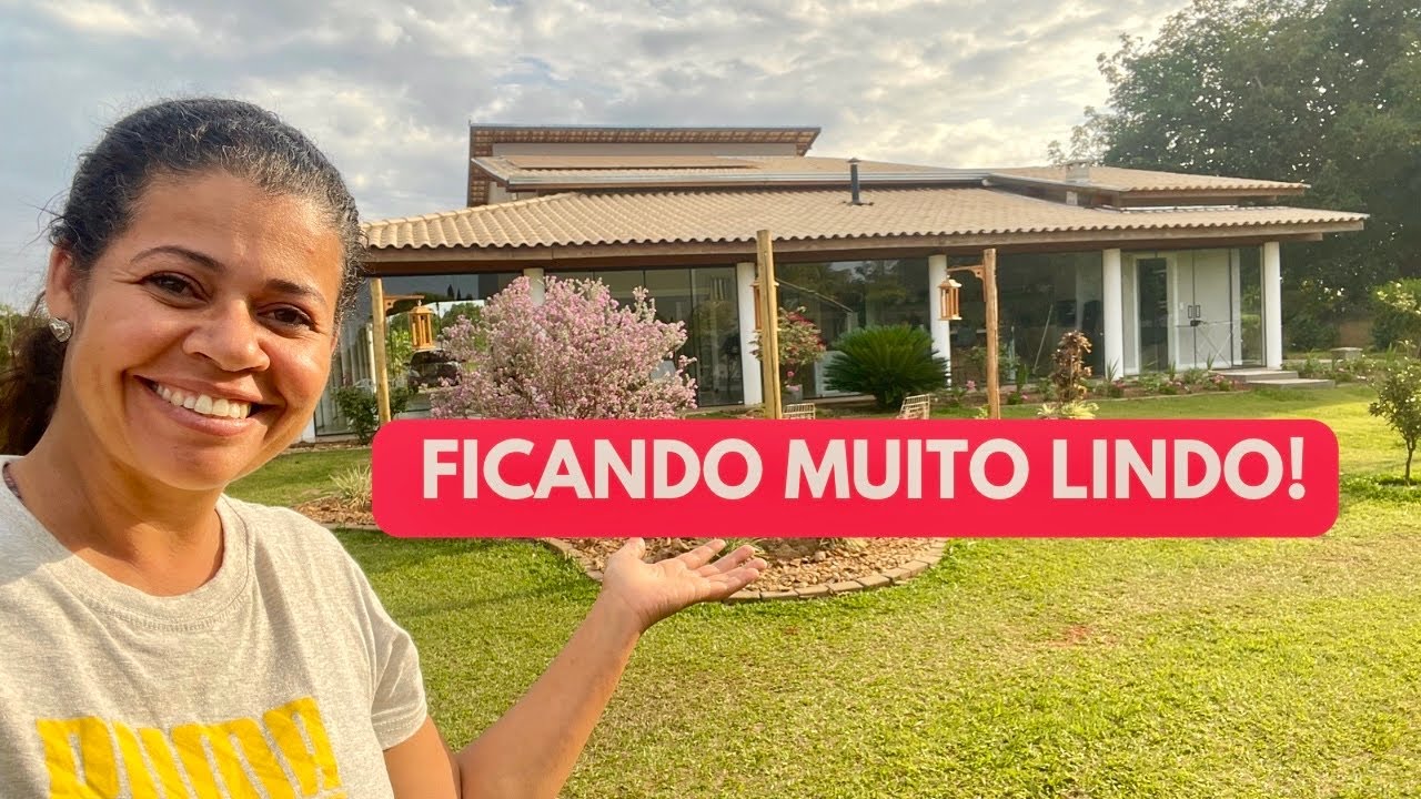 ESTÁ SE TRANSFORMANDO/ FICANDO DO JEITO QUE QUERIA/ NOSSA CHÁCARA E NOSSO JARDIM/ NUBIA VIANA 