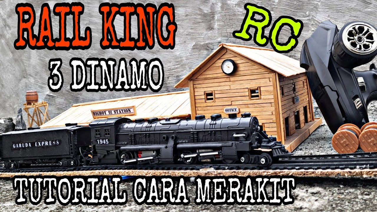 RAIL KING REMOTE CONTROL !!! (Part. 2) #train #keretaapi #railway #railking
