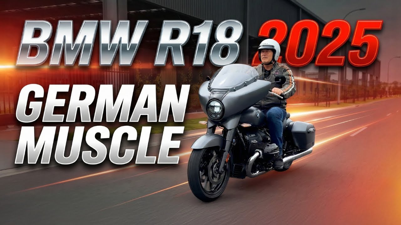 Обзор BMW R18 1800cc 2025 года | Дизайн, двигатель и ощущения от езды | Naked Racer Moto Co.