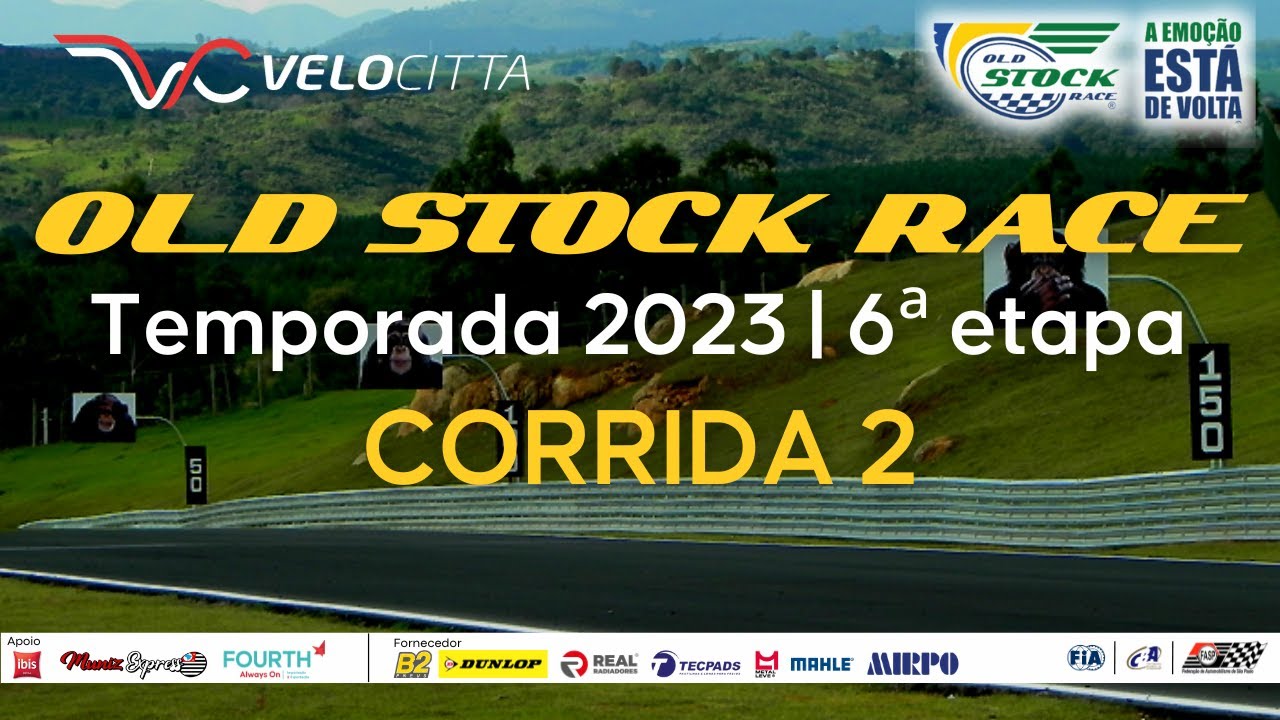 OLD STOCK RACE | Temporada 2023 | 6ª Etapa | 2ª Prova AO VIVO - Autódromo VELOCITTÀ
