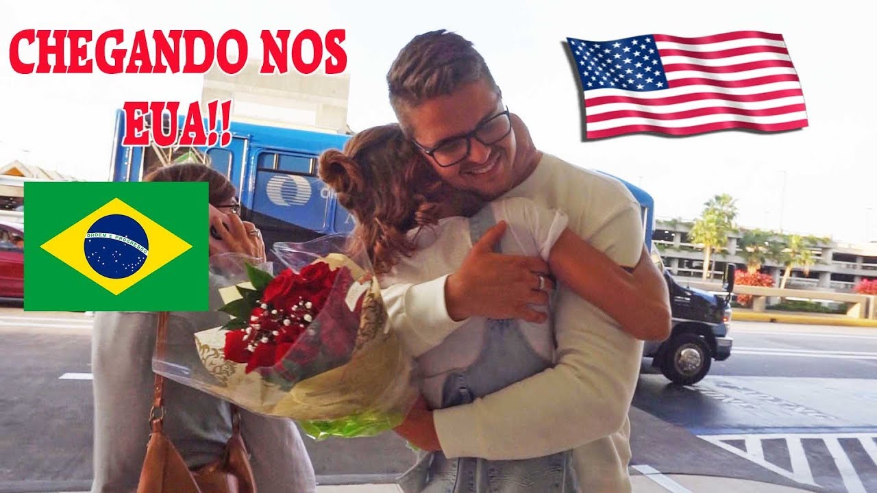 MINHA IRMÃ CHEGOU NOS EUA!! ( PRIMEIRO ENCONTRO DO CASAL)
