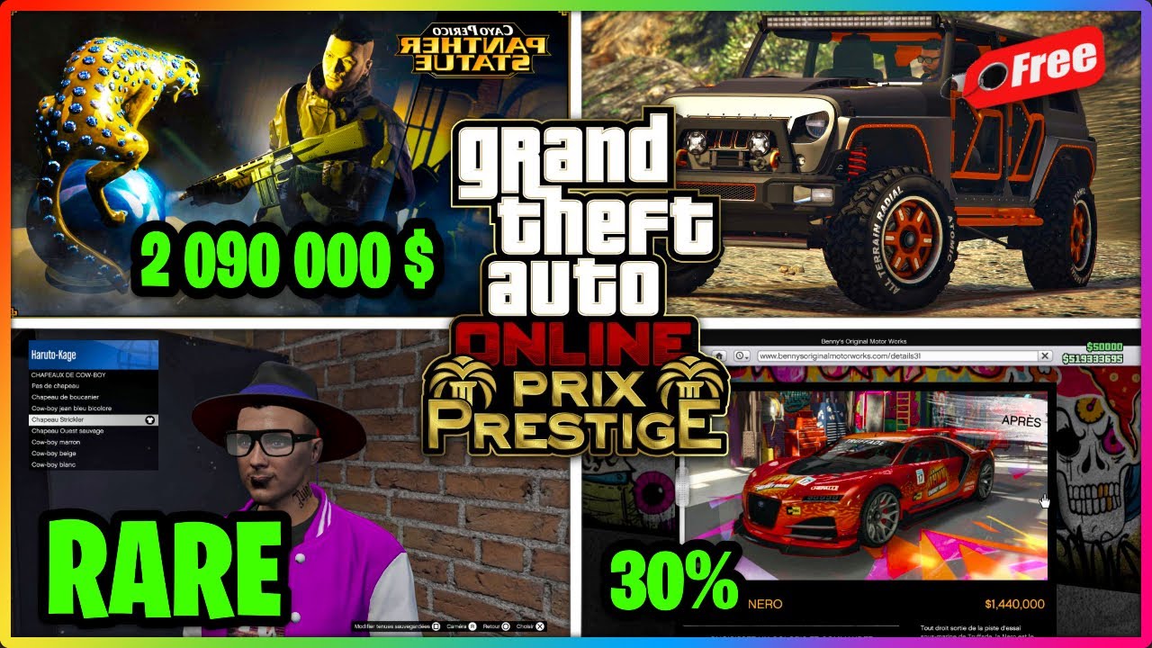 PANTH&Egrave;RE CAYO PERICO , PROMO DU 6/11 SUR GTA5 ONLINE !!