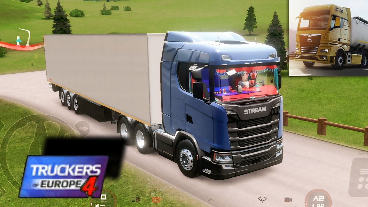 I drive my new truck (truck of Europe 3)#youtubevideo #fyp 
