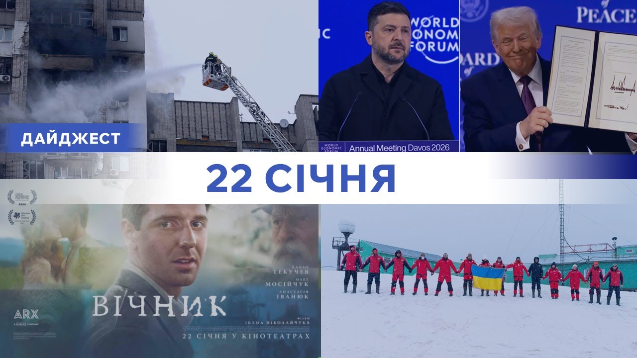 Зустріч Зеленського з Трампом у Давосі | НАБУ взялося за ДПСУ | День Соборності | «Вічник» у прокаті
