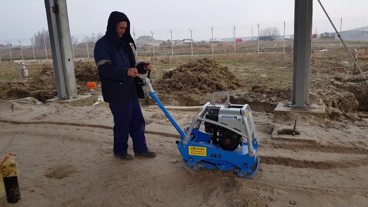 Виброплита реверсивная Weber CR-5 Hd.
