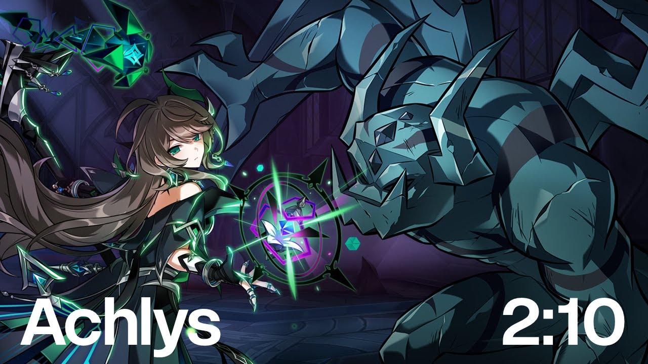 [Elsword KR/엘소드] 아클리스 비밀 던전 6단계 주인 잃은 성의 그림자 2:10 | Achlys 17-X Shadow of the Masterless Castle 2:10