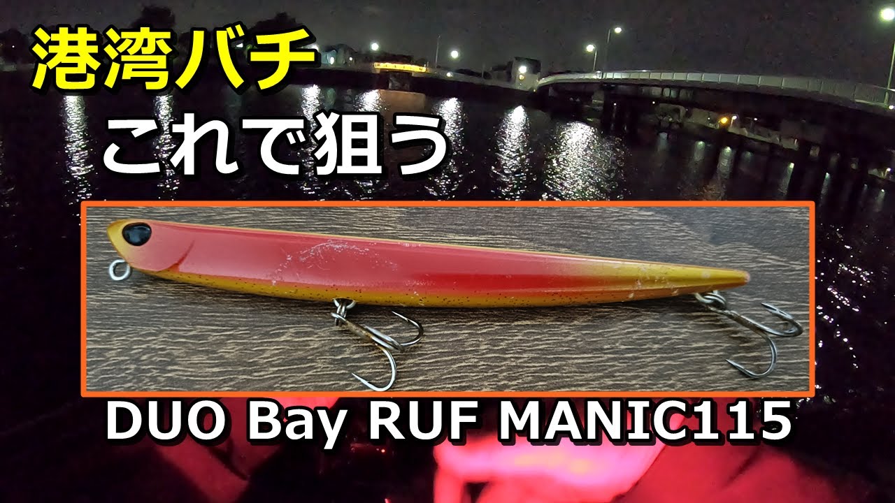 港湾バチ抜けの釣りを湾奥運河でやってみた