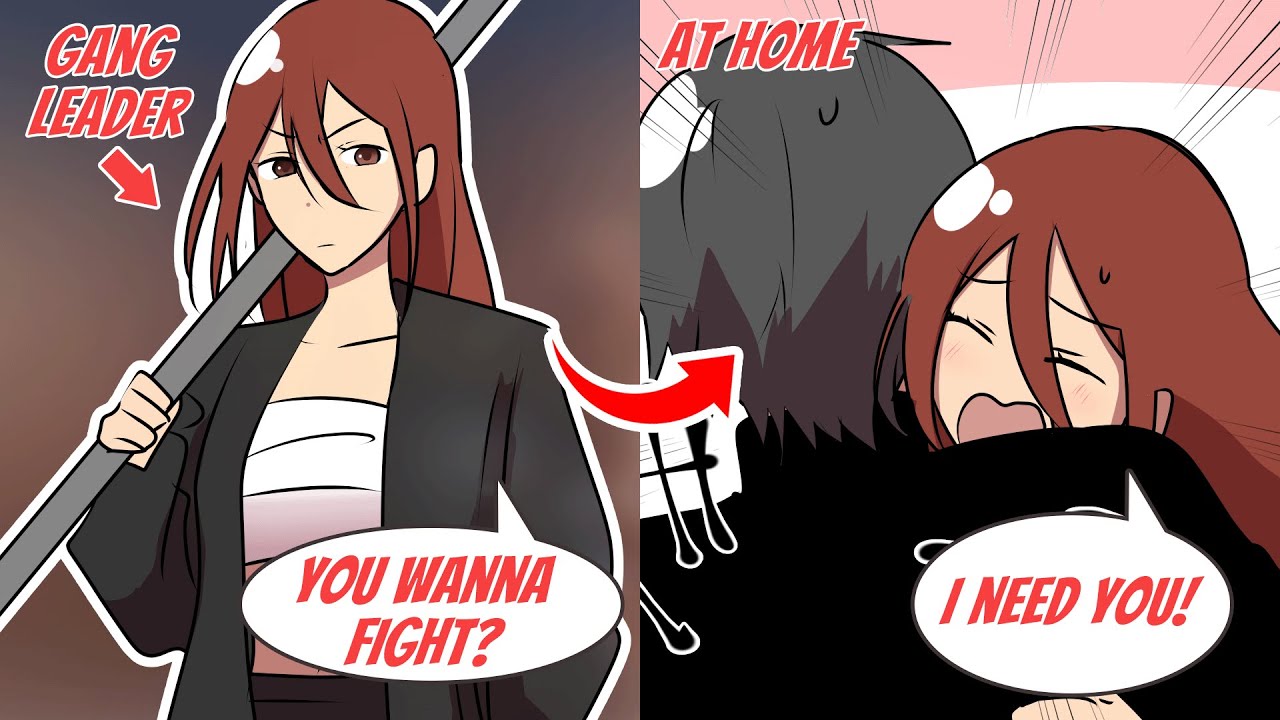 【Manga】My Childhood Friend is the Most Feared and Dangerous Female Gang but She's so Cute at home！