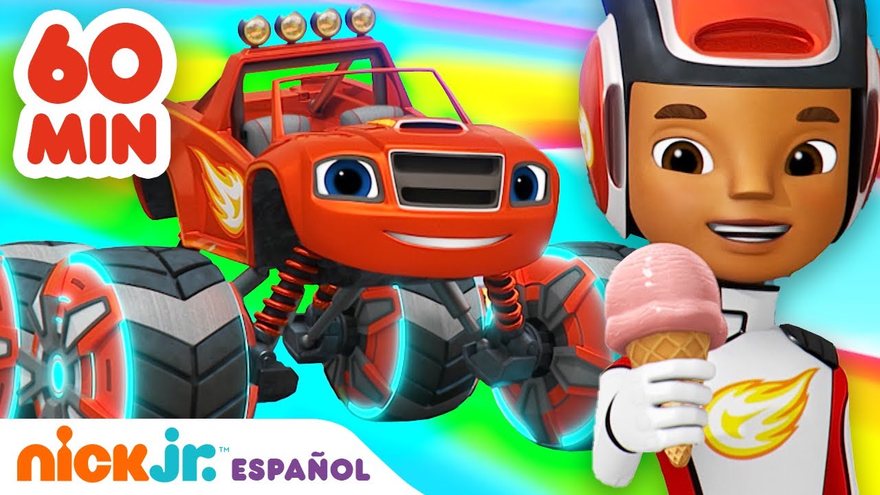 Blaze y los Monster Machines | ¡Todo lo NUEVO de Blaze durante 1 hora! | Nick Jr. en Español