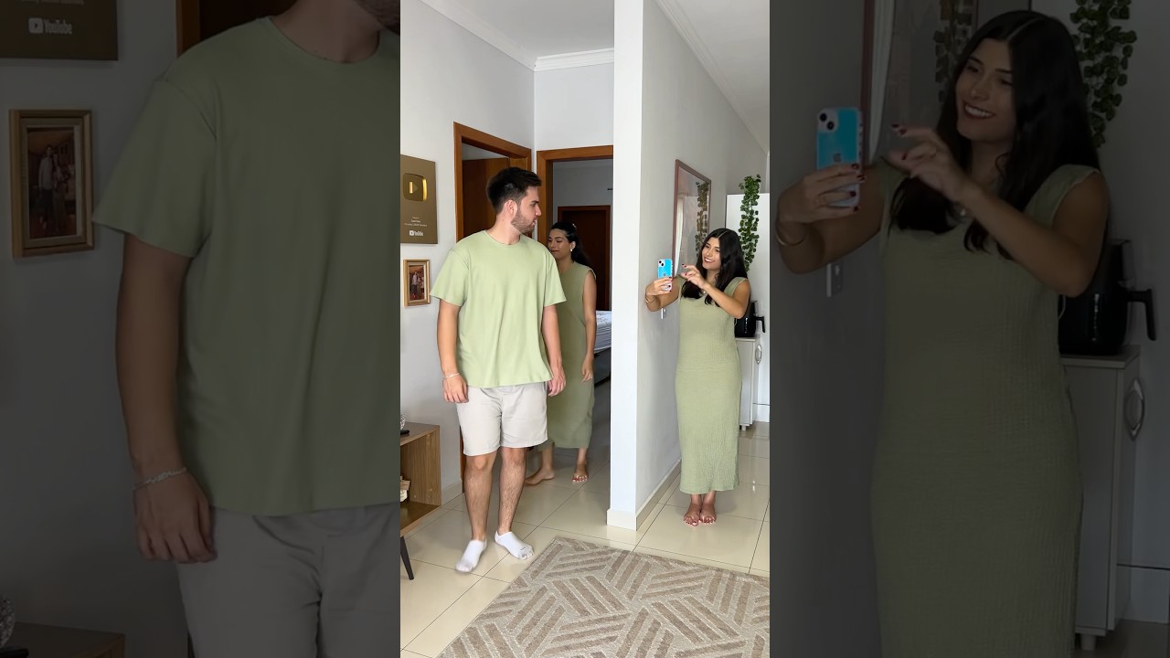 Ele trocou as g&ecirc;meas 😱 #viralshort #gemeas #namorado #casal #twins #irmas #esposos #confus&atilde;o