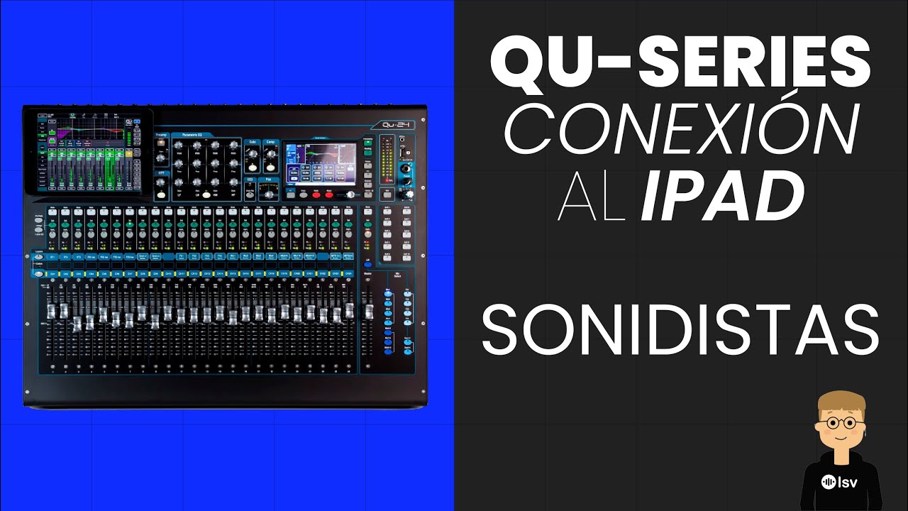 ¿Cómo conectar el Ipad en una consola QU-series de AllenAndHeath?