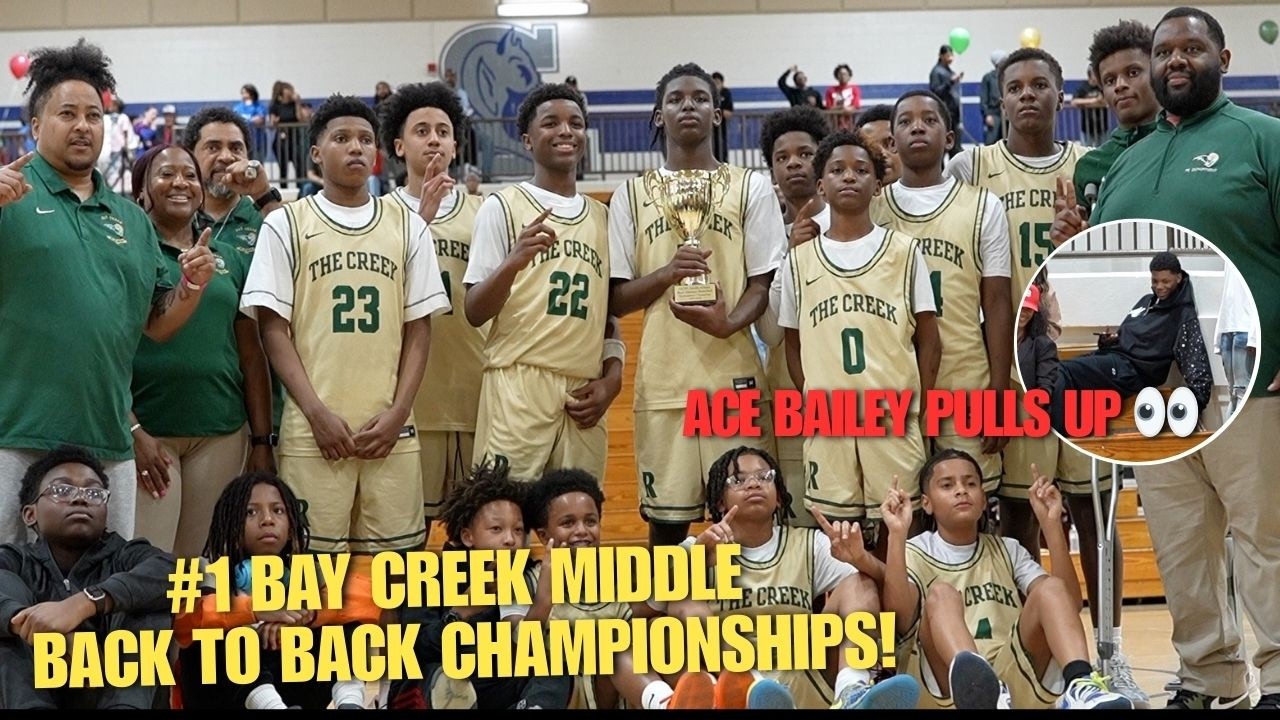 🚨 Ace Bailey Pulls Up as Bay Creek Secures Back-to-Back Titles | Gwinnett County Middle School