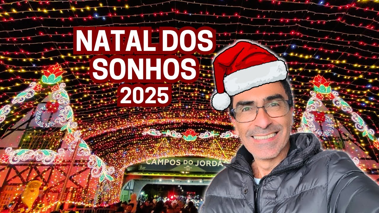 JÁ É NATAL EM CAMPOS DO JORDÃO COM DECORAÇÃO EM DOBRO!