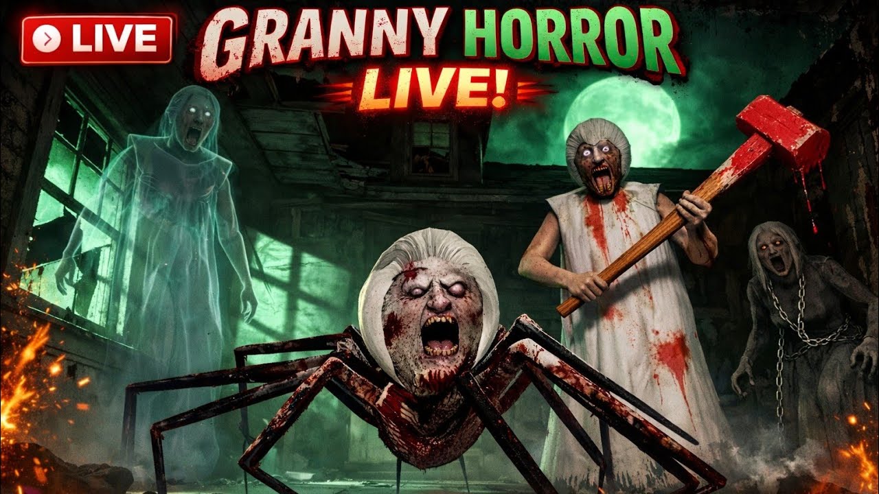 🏠 Granny Game Live 🔴 | Ghost Horror Gameplay