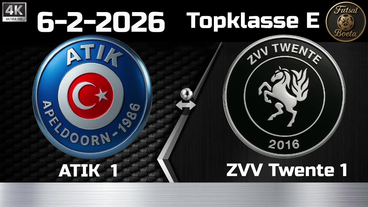 Topklasse E: ATIK 1 - ZVV Twente 1  (6-2-2026)