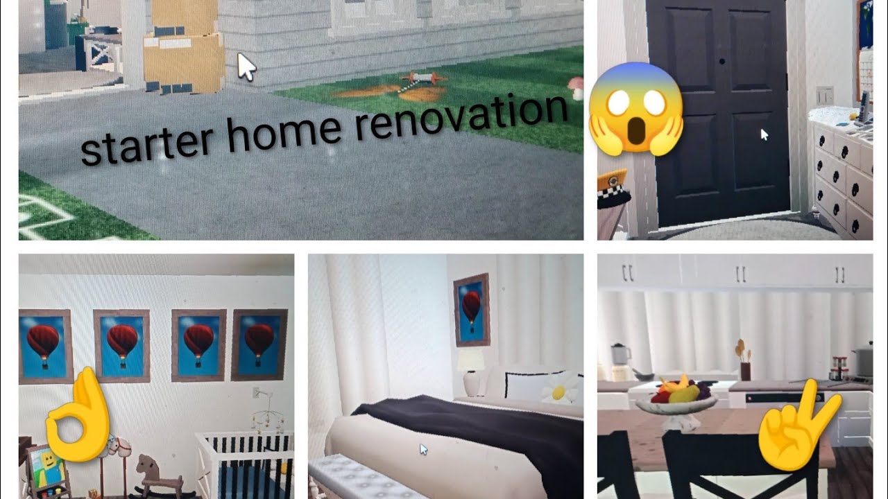 renovating the starter house on bloxburg