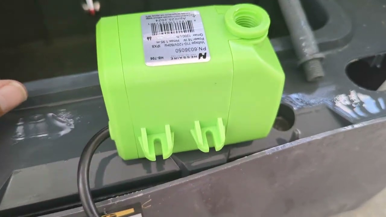 Hessaire Evaporative Cooler Pump Replacement Tutorial (quick 5 min video)