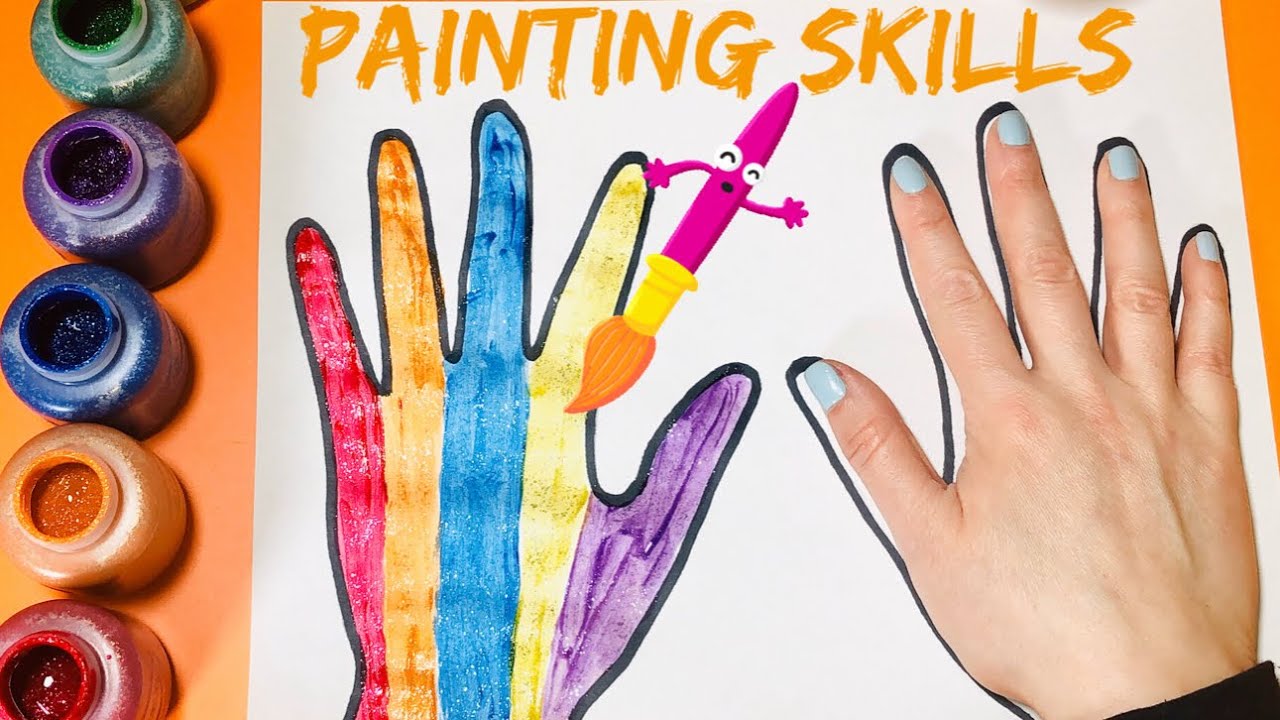 IMPROVE PAINTING and TRACING SKILLS OT Teletherapy l Occupational Therapy Idea for Children Remotely